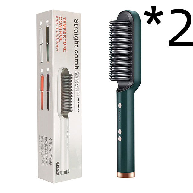 Nouvelle brosse lisseur electrique 2 en 1