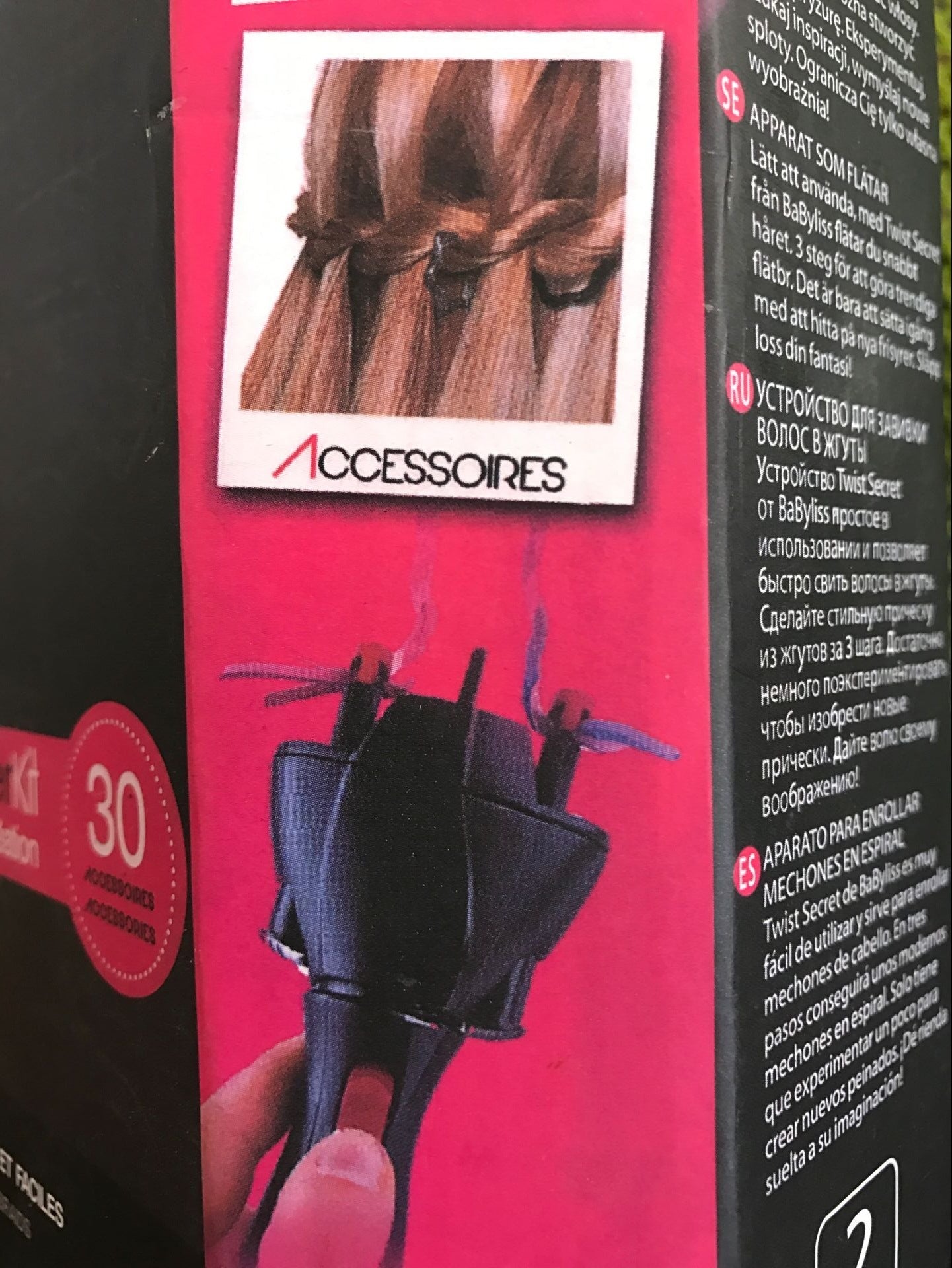 Tresseur automatique à cheveux.