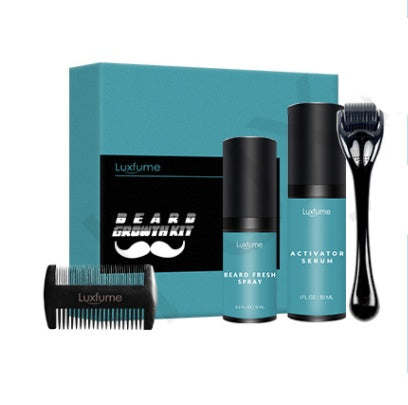 Kit de soin  liquide pour la croissance de la barbe