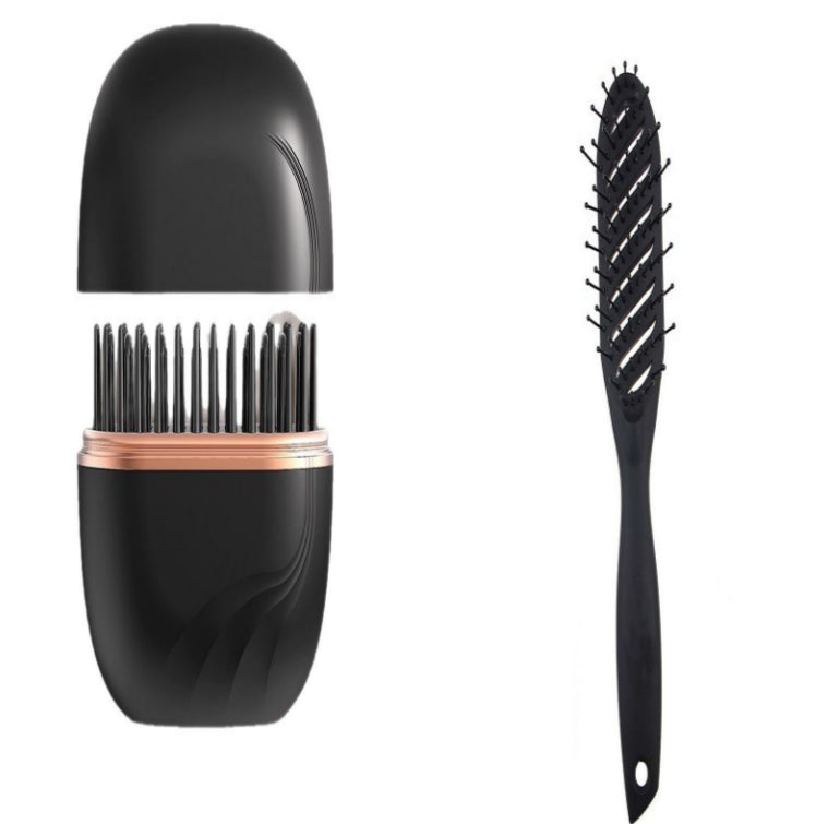 Mini peigne lisseur sans fil multifonctions.