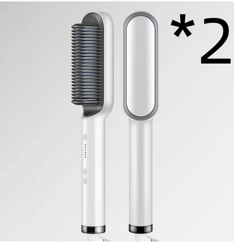 Nouvelle brosse lisseur electrique 2 en 1
