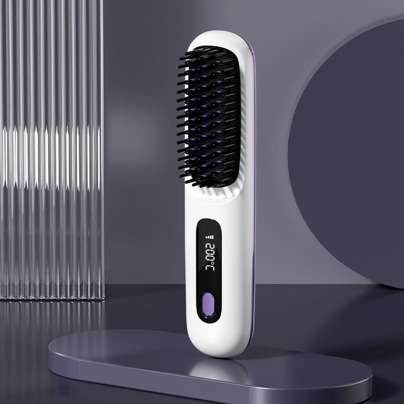 Brosse lissante 2 en 1 mixte