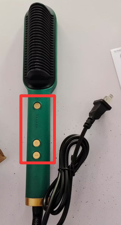 Nouvelle brosse lisseur electrique 2 en 1