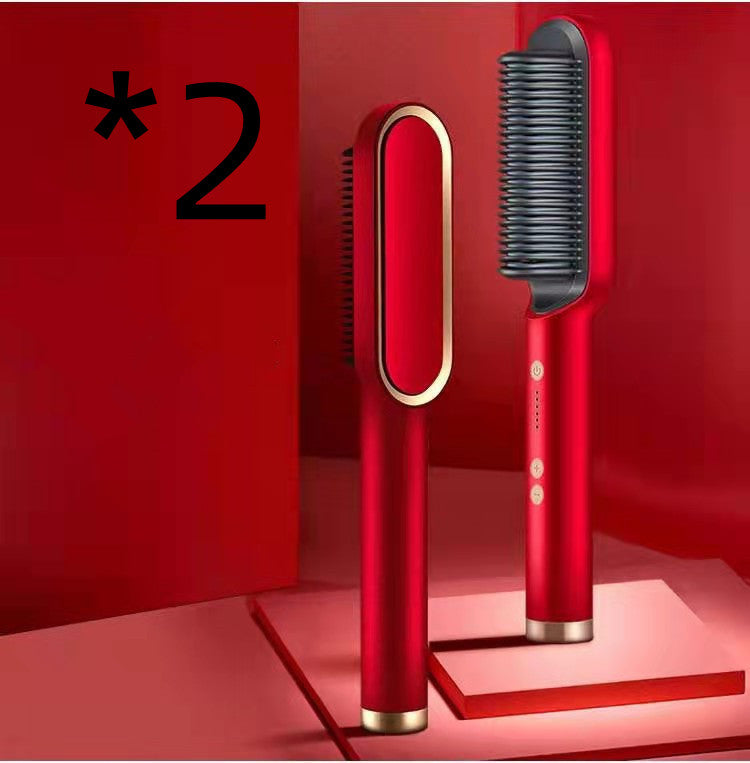 Nouvelle brosse lisseur electrique 2 en 1