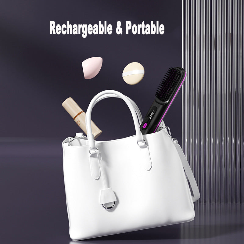 Brosse lissante 2 en 1 mixte