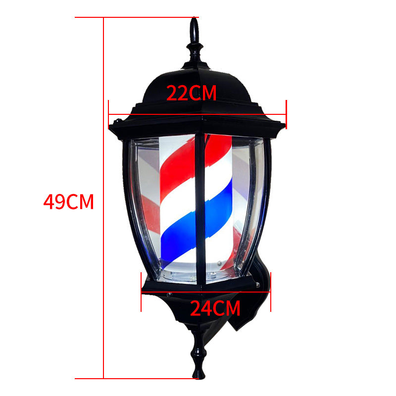 Lampe  lumineuse Tricolore murale pour salon de coiffure