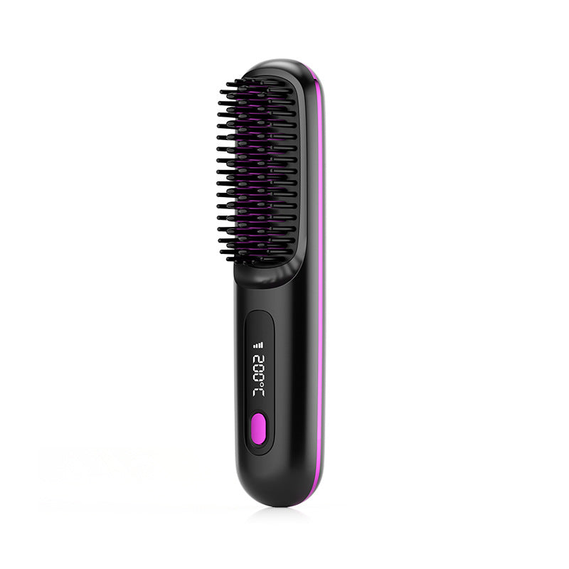 Brosse lissante 2 en 1 mixte