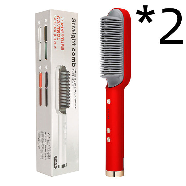 Nouvelle brosse lisseur electrique 2 en 1