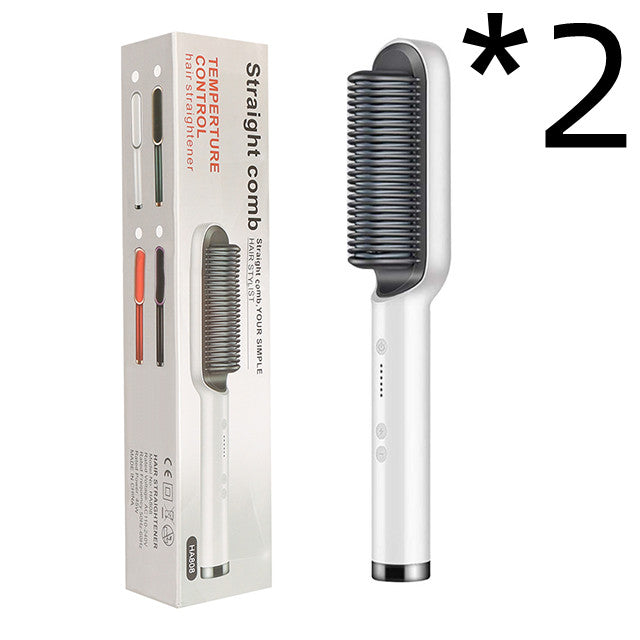 Nouvelle brosse lisseur electrique 2 en 1